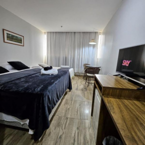 305- Flat charmoso 3 pessoas garagem e lazer bem localizado
